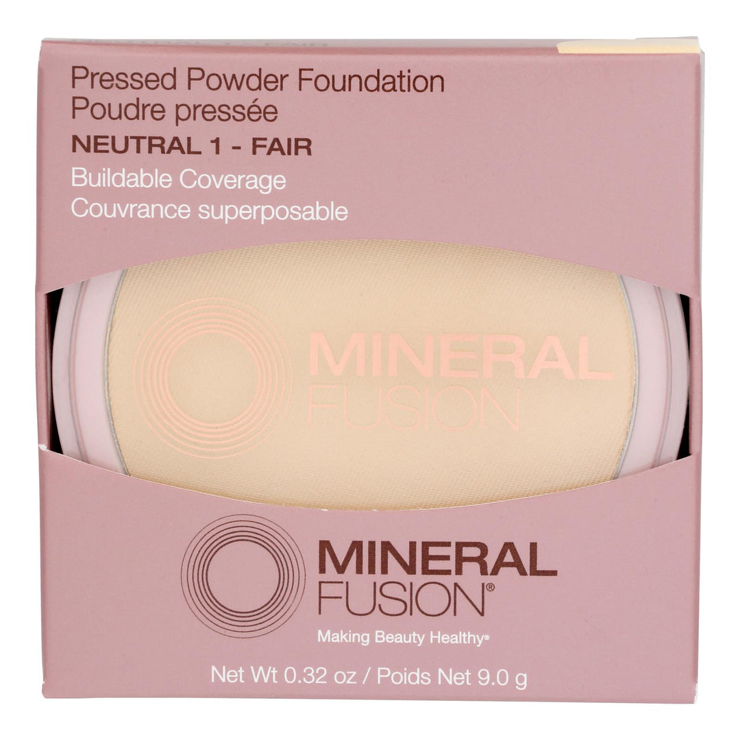 Mineral Fusion - Mkup Pressed Base Ntrl 1 - 1 Each - .32 Oz - Maras Green